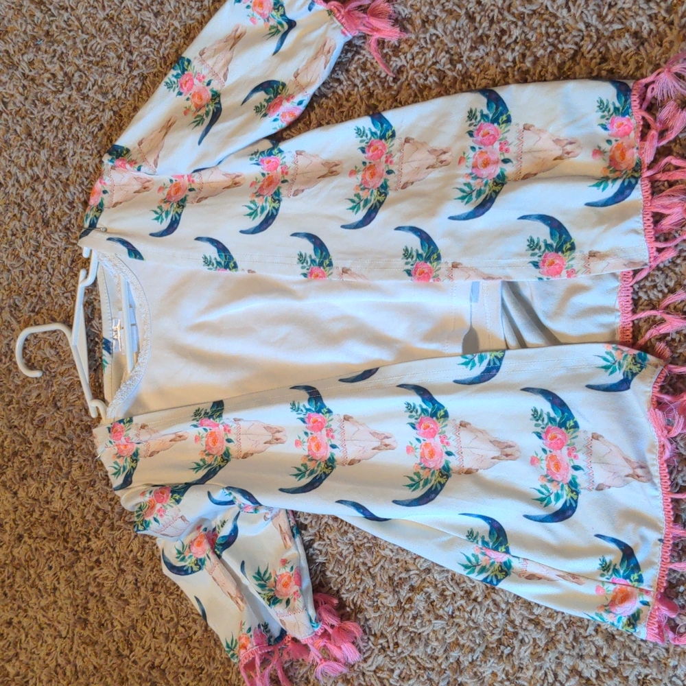 Kimono with tank top girls size 6